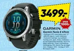 Bilka Garmin Fenix E 47mm tilbud