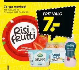 Bilka To-go marked tilbud
