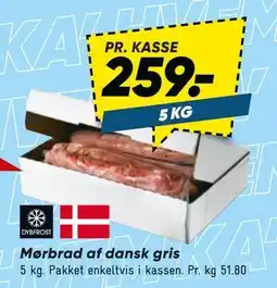 Bilka Mørbrad af dansk gris tilbud