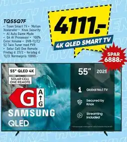 Bilka SAMSUNG TQ55Q7F 55” tilbud