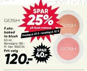 Bilka SPAR 25%. på Gosh makeup tilbud