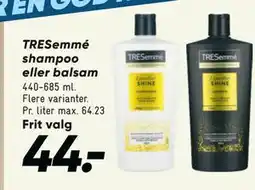 Bilka TRESemmé shampoo eller balsam tilbud