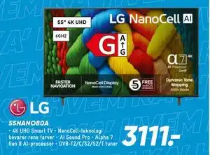 Bilka LG 55NANO80A tilbud