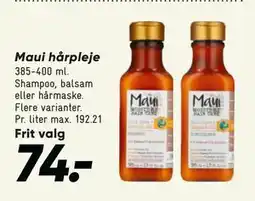 Bilka Maui hårpleje tilbud