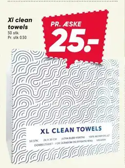 Bilka Xl clean towels tilbud