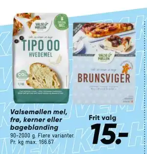 Bilka Valsemøllen mel, frø, kerner eller bageblanding tilbud