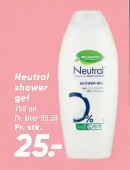 Bilka Neutral shower gel tilbud