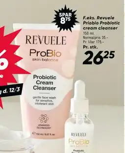 Bilka Revuele Priobio Probiotic cream cleanser tilbud