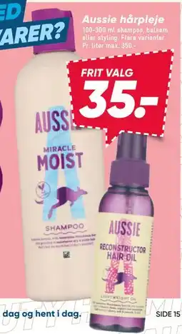 Bilka Aussie hårpleje tilbud