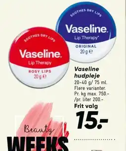 Bilka Vaseline hudpleje tilbud