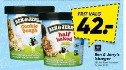 Bilka Ben & Jerry’s isbæger tilbud