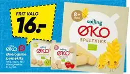 Bilka Økologiske børnekiks tilbud