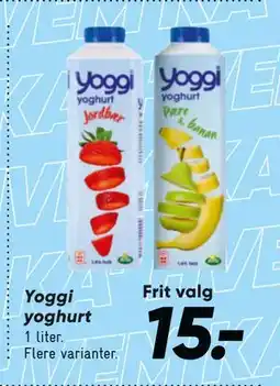 Bilka Yoggi yoghurt tilbud