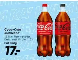 Bilka Coca-Cola sodavand tilbud