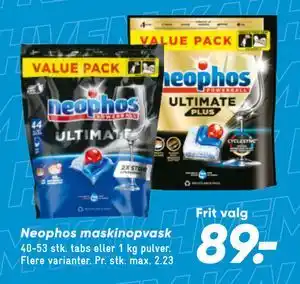 Bilka Neophos maskinopvask tilbud