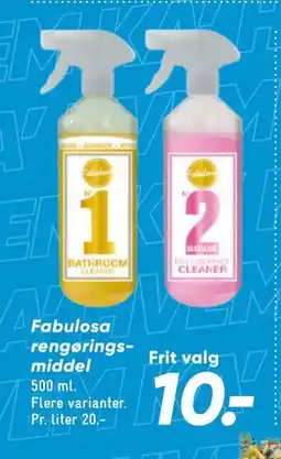 Bilka Fabulosa rengøringsmiddel tilbud