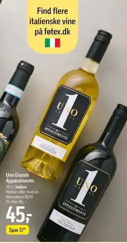 Føtex Uno Grande Appassimento tilbud
