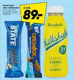 Bilka Proteinbar eller milkshake tilbud