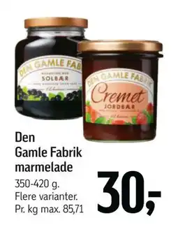 Føtex Den Gamle Fabrik marmelade tilbud