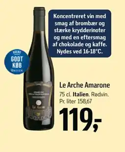 Føtex Le Arche Amarone tilbud