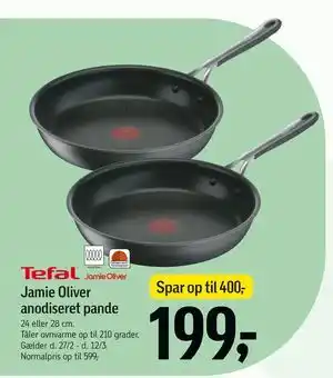 Føtex Jamie Oliver anodiseret pande tilbud