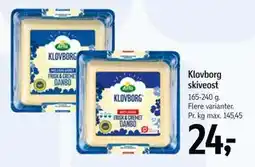 Føtex Klovborg skiveost tilbud