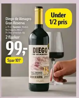 Føtex Diego de Almagro Gran Reserva tilbud