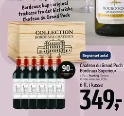 Føtex Chateau du Grand Puch Bordeaux Superieur tilbud