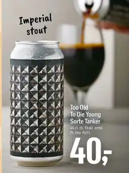 Føtex Too Old To Die Young Sorte Tanker tilbud