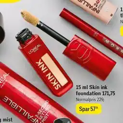 Føtex 15 ml Skín ink foundation tilbud