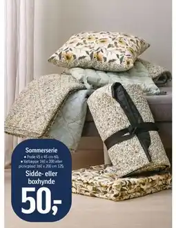 Føtex Sidde- eller boxhynde tilbud