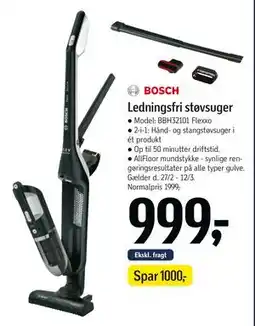 Føtex Ledningsfri støvsuger tilbud