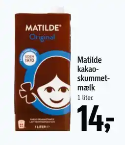 Føtex Matilde kakaoskummetmælk tilbud