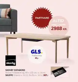 Daells Bolighus SKOVBY SOFABORD tilbud