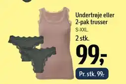 Føtex Undertrøje eller 2-pak trusser tilbud