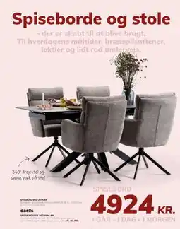 Daells Bolighus SPISEBORD MED UDTRÆK tilbud