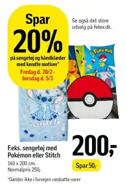 Føtex Spar 20% på sengetøj og håndklæder med kendte motiver tilbud