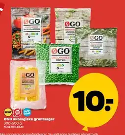 Netto ØGO økologiske grøntsager tilbud