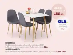 Daells Bolighus SPISEBORDSSTOL tilbud