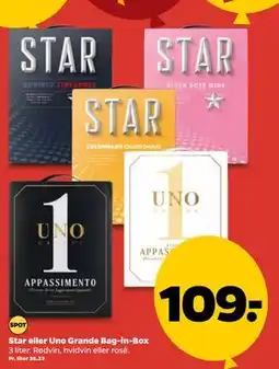 Netto Star eller Uno Grande Bag-in-Box tilbud