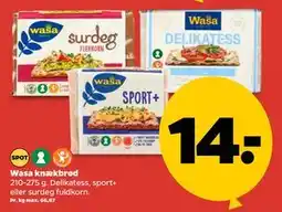 Netto Wasa knækbrød tilbud