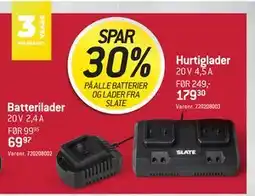 Thansen SPAR 30% PÅ ALLE BATTERIER OG LADER FRA SLATE tilbud