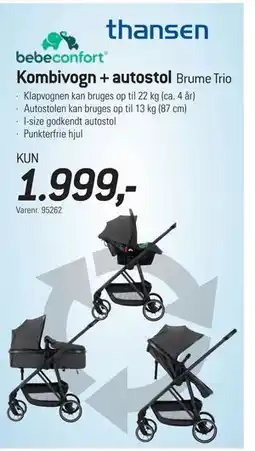 Thansen Kombivogn + autostol tilbud