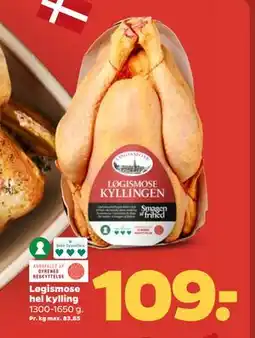 Netto Løgismose hel kylling tilbud