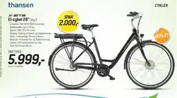 Thansen El-cykel 28 tilbud