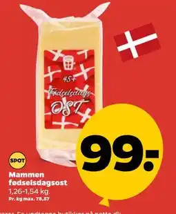 Netto Mammen fødselsdagsost tilbud