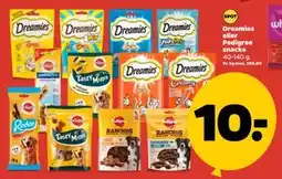 Netto Dreamies eller Pedigree snacks tilbud