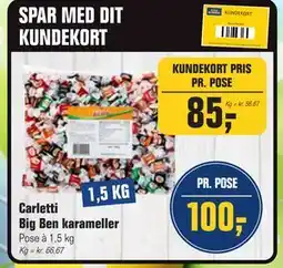 Otto Duborg Carletti Big Ben karameller tilbud