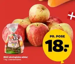 Netto ØGO økologiske æbler tilbud