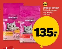 Netto Whiskas tørkost tilbud